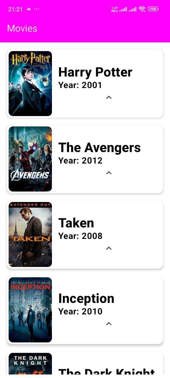 Movie App screenshot 1