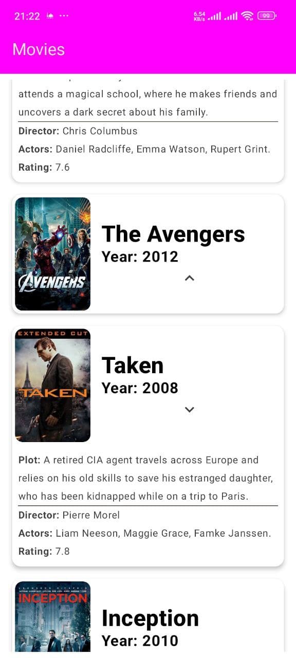 Movie App screenshot 3