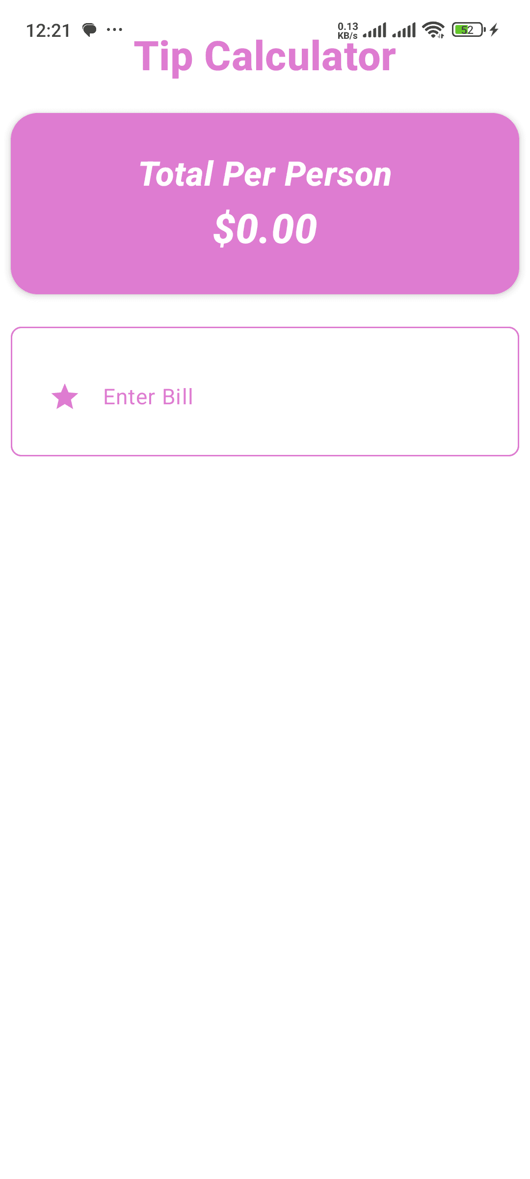 Tip Calculator screenshot 1